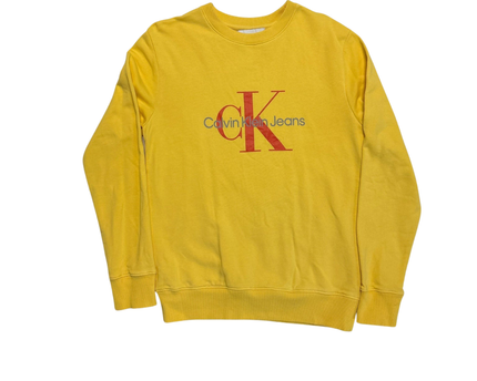 Calvin Klein Jeans Yellow Logo Sweatshirt