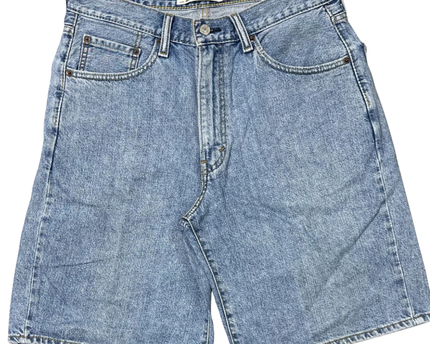 Levi's Light Blue Relaxed Fit 550 Denim Shorts