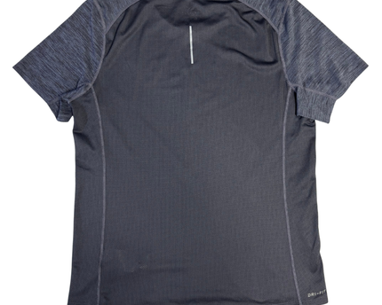 Nike Grey Heathered Dri-FIT Running Sports T-Shirt