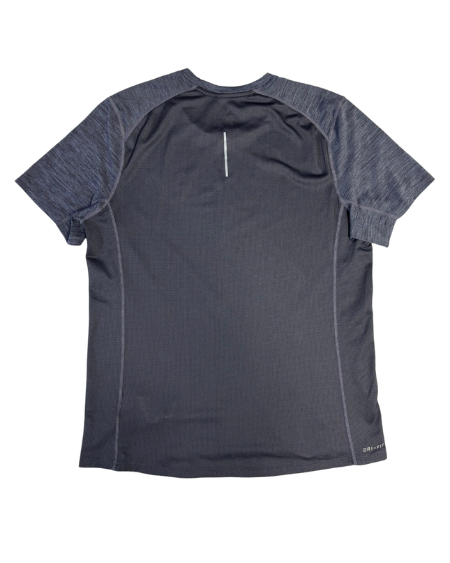 Nike Grey Heathered Dri-FIT Running Sports T-Shirt