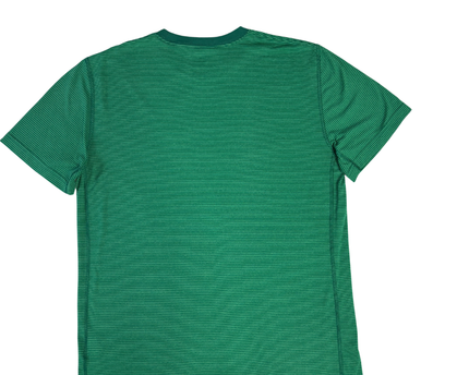 Nike Green Striped Dri-Fit Sports T-Shirt