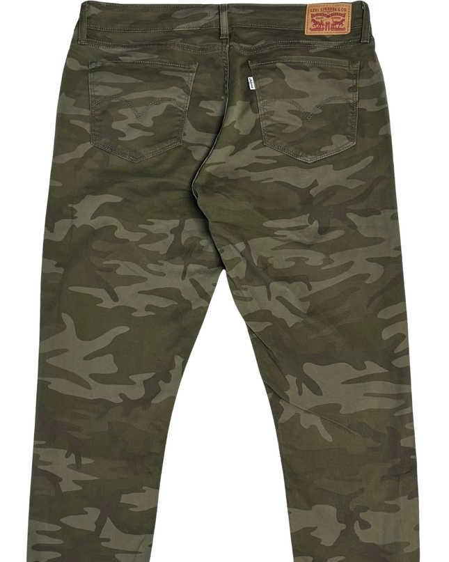 Levi's 711 Skinny Green Camouflage Jeans Women's
