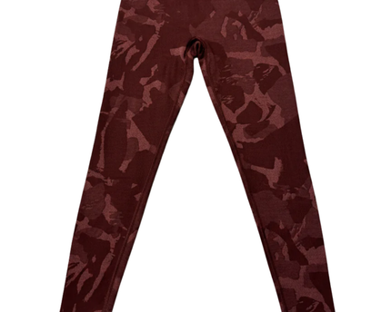 Gymshark Burgundy Camo Adapt Seamless Leggings
