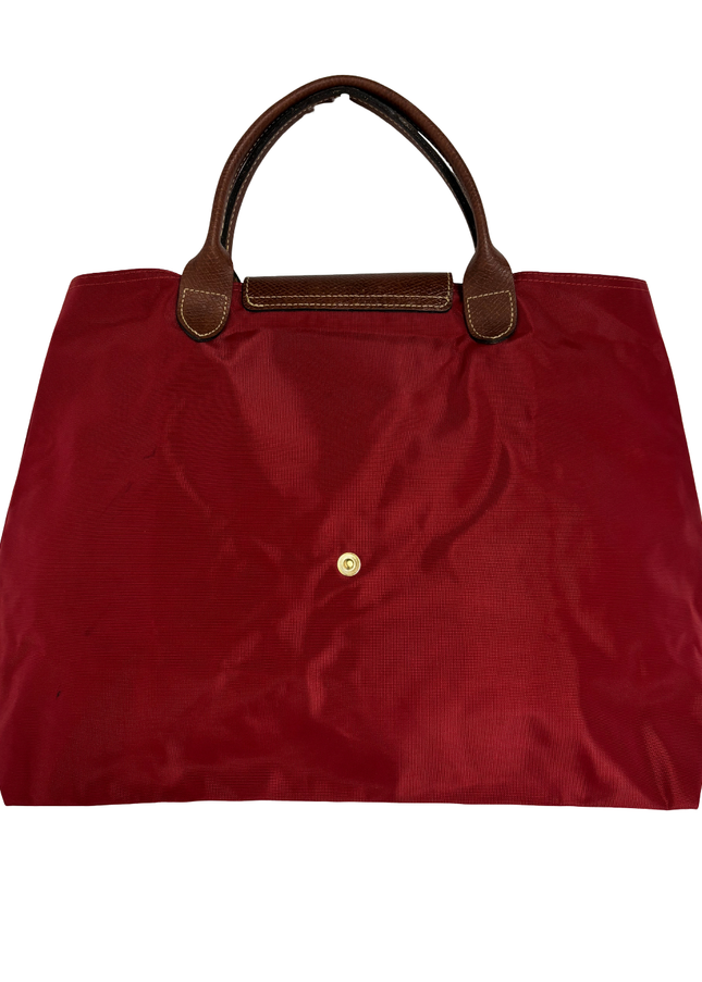 Longchamp Le Pliage Original Large Red Nylon Shoulder Tote Bag