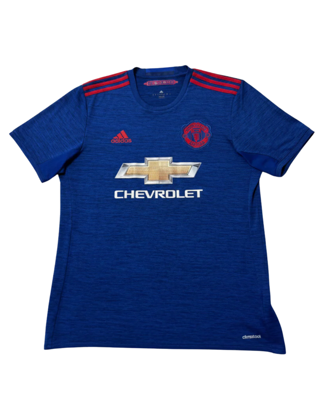 Manchester United 2016-17 Adidas Blue Away Jersey