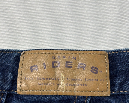Riders Women's High-Waisted Straight Leg Blue Jeans