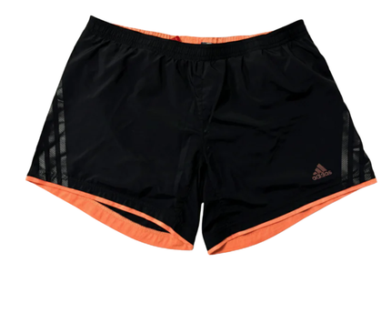 Adidas Black Supernova Performance Running Shorts