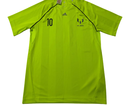 Adidas Neon Green Messi 10 Graphic Training Jersey