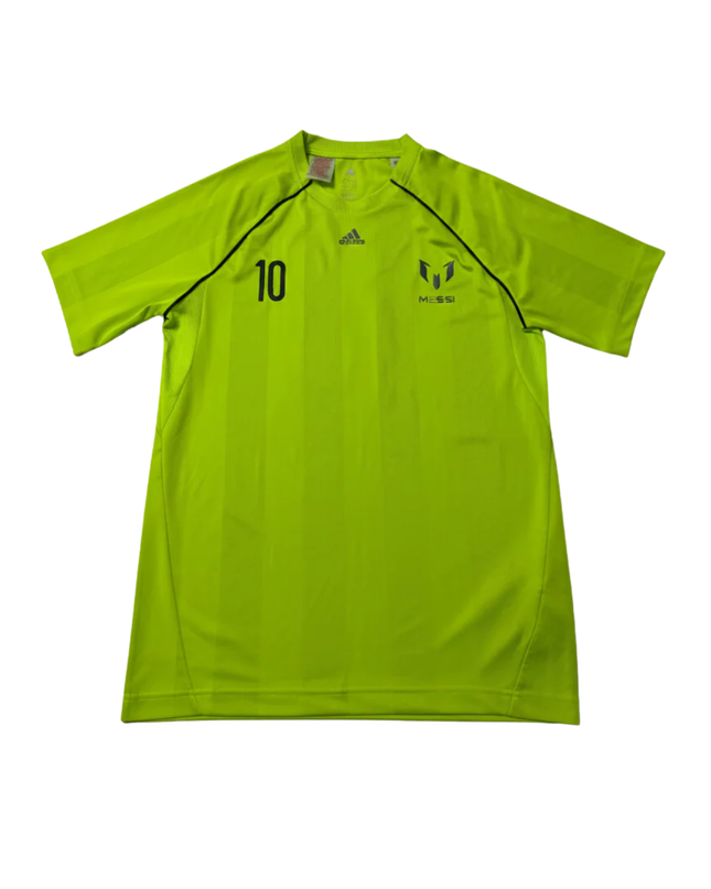 Adidas Neon Green Messi 10 Graphic Training Jersey