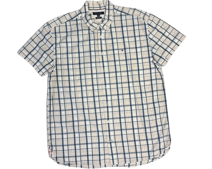 Tommy Hilfiger White Checked Shirt