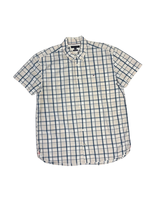Tommy Hilfiger White Checked Shirt