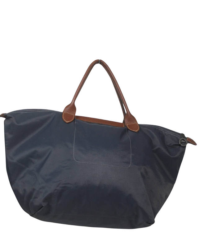Longchamp Navy Blue Le Pliage Medal Patch Tote Bag