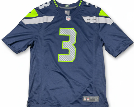 Nike Navy Blue Seattle Seahawks Russell Wilson #3 NFL Jersey