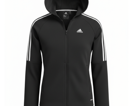 Adidas Black Full-Zip Primegreen Training Hoodie