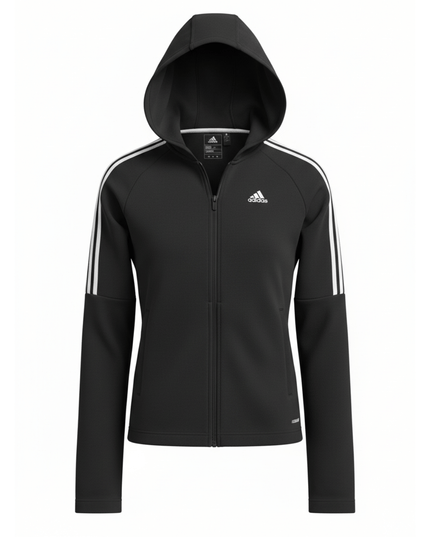 Adidas Black Full-Zip Primegreen Training Hoodie