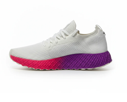 Steve Madden White Multi Riser Sneakers