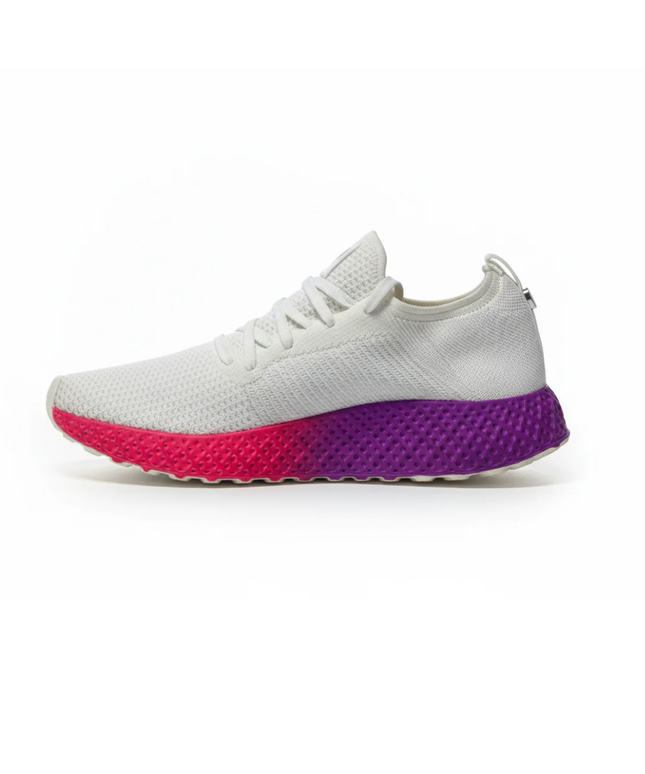 Steve Madden White Multi Riser Sneakers