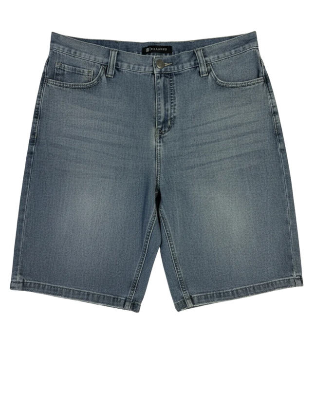 Billabong Blue Denim Relaxed Fit Shorts