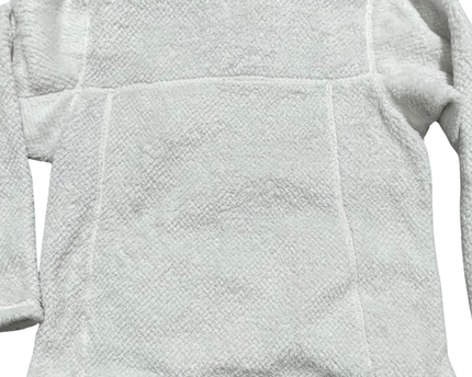 Patagonia White Los Gatos High-Pile Quarter-Zip Fleece Pullover