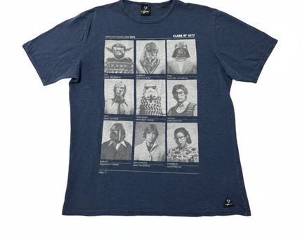 S-Ponder Blue Star Wars State High School Year Book Graphic Tee