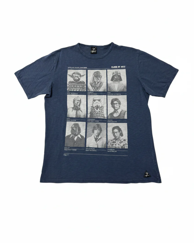 S-Ponder Blue Star Wars State High School Year Book Graphic Tee
