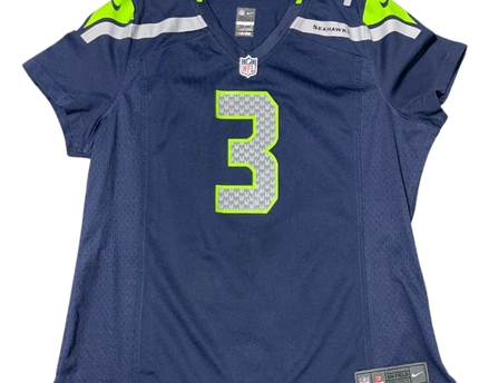 Nike Navy Blue Seattle Seahawks Russell Wilson NFL Jersey