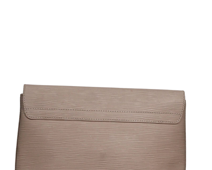 Ted Baker Taupe Textured Envelope Clutch Bag