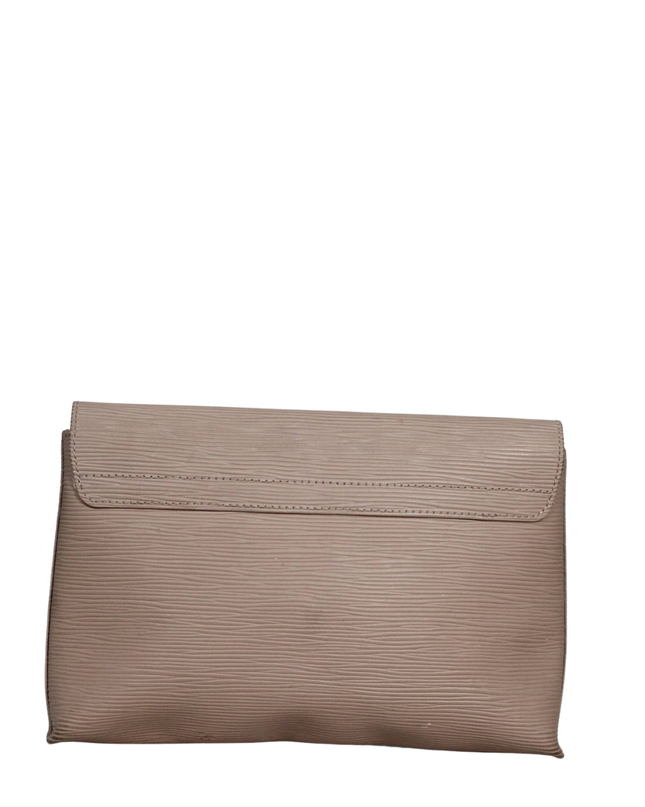 Ted Baker Taupe Textured Envelope Clutch Bag