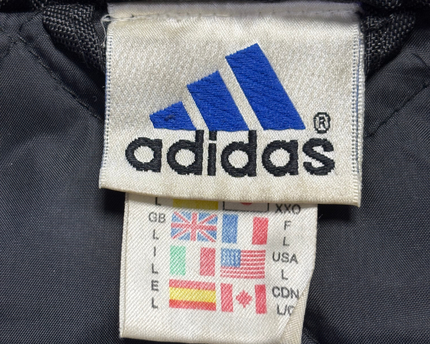 Adidas Black Long Puffer Parka Jacket