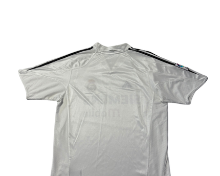 Adidas White Real Madrid 2003-04 Siemens Mobile Home Jersey