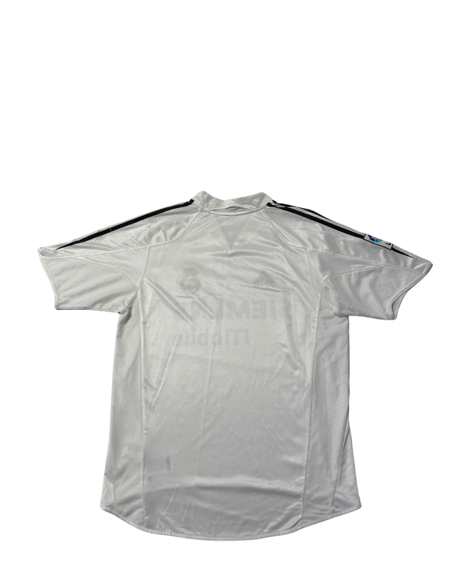 Adidas White Real Madrid 2003-04 Siemens Mobile Home Jersey