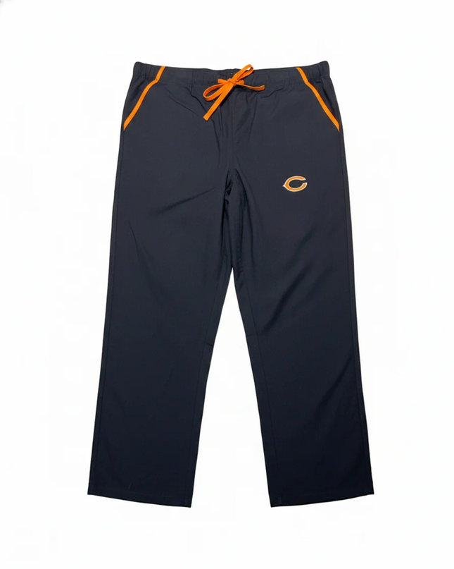 NFL Team Apparel Chicago Bears Navy Blue Scrub Pants
