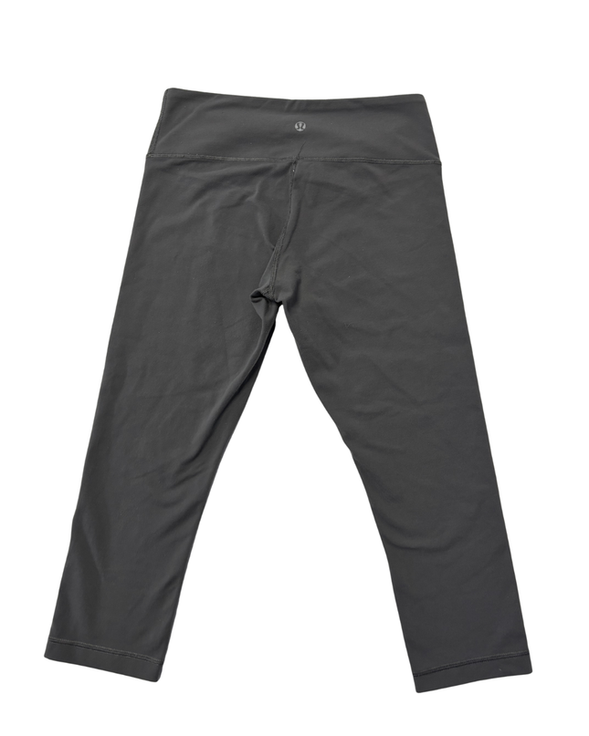 Lululemon Charcoal Crop Yoga Leggings