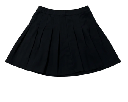 Hollister Black Pleated Ultra High-Rise Mini Skirt