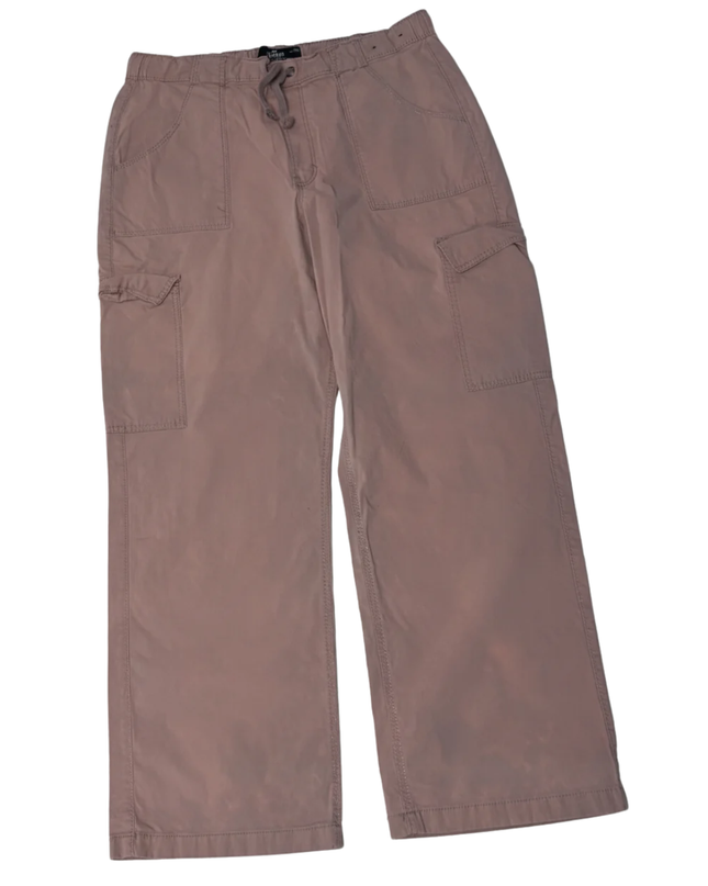 Hollister Pink Adjustable-Rise Baggy Cargo Pants