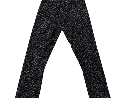 Lululemon Black Geometric Pattern High-Rise Performance Leggings