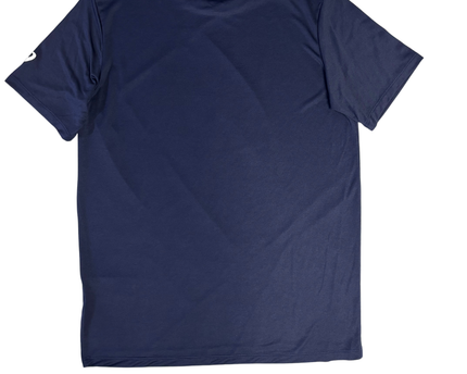 Asics Navy Blue Graphic Print Performance Sports T-Shirt