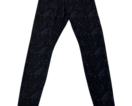Lululemon Navy Blue Patterned Active Leggings