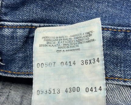 Levi's Classic Straight Leg Blue Jeans