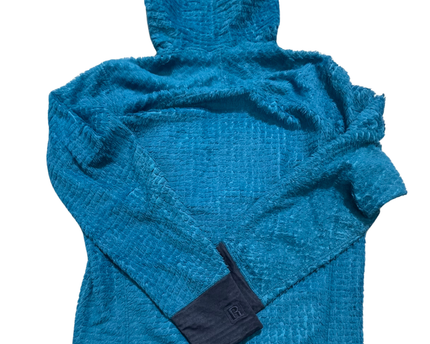Patagonia Blue High-Pile Fleece Full-Zip Hoodie