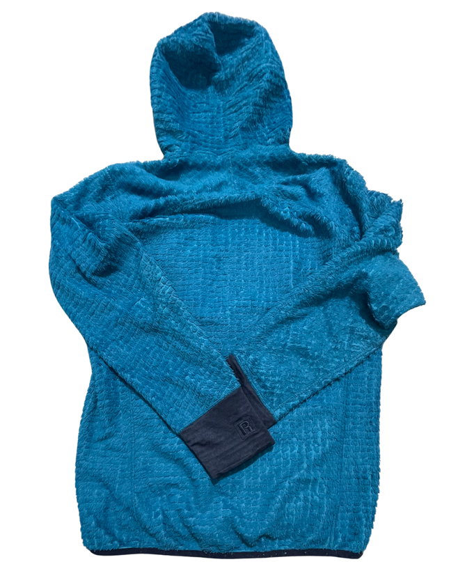 Patagonia Blue High-Pile Fleece Full-Zip Hoodie