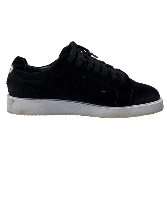 Juicy Couture Black Label Black Embroidered Patch Sneakers W/Box