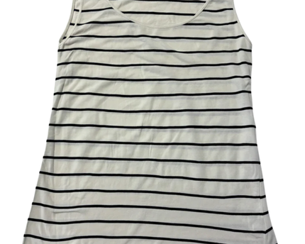 H&M Black and White Striped Tank Top