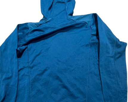 Patagonia Blue Hybrid Hooded Mid-Layer Jacket