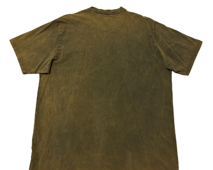 Supreme Olive Green Pigment Dyed Embroidered Logo T-Shirt