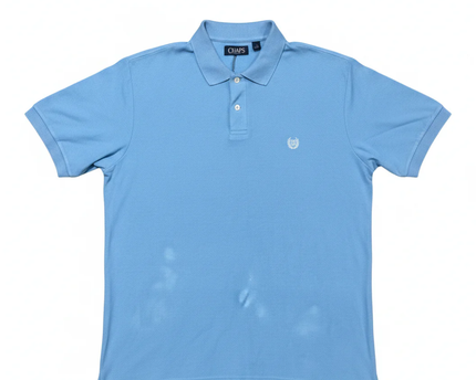 CHAPS Light Blue Short Sleeve Polo Shirt