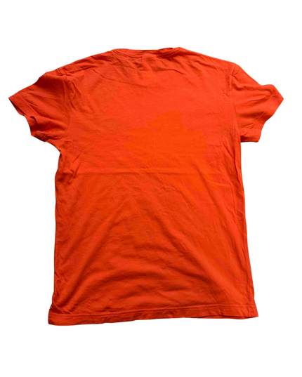 Reebok Bold Logo Graphic Burnt Orange T-Shirt - S