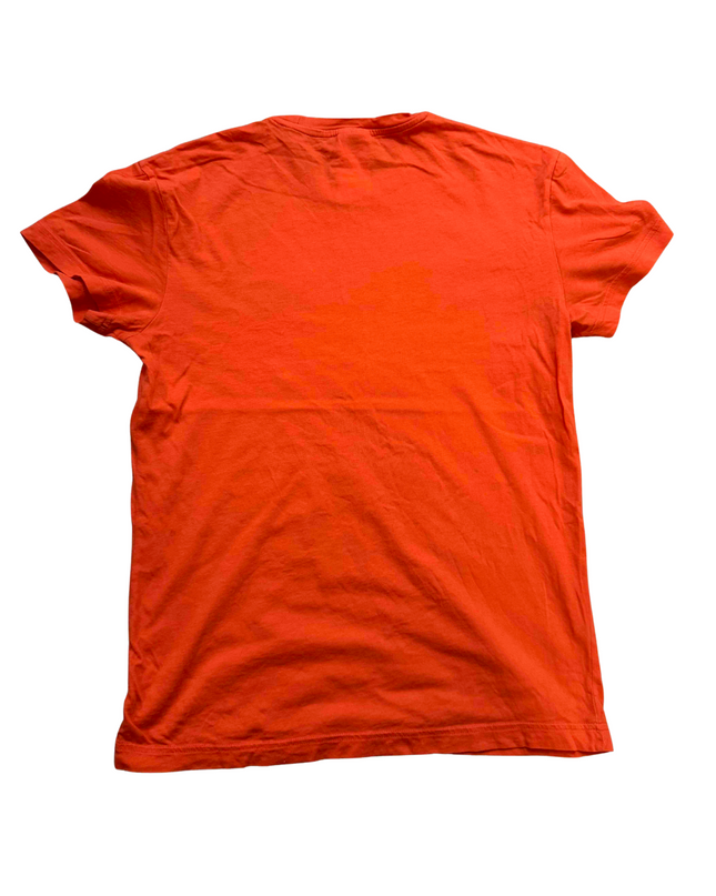 Reebok Bold Logo Graphic Burnt Orange T-Shirt - S