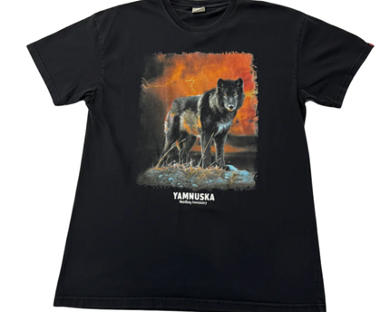 Yamnuska Wolfdog Sanctuary Black Graphic T-Shirt