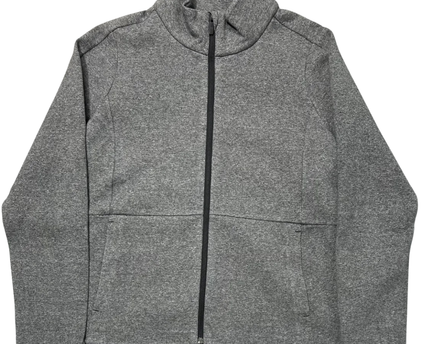 Lululemon Athletica Grey Zip-Up High-Neck Performance Jacket